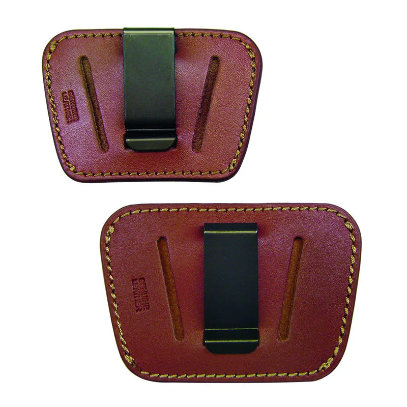 Ambidextrous Concealment Belt Slide Holster - with removable clip - fits small to large frame auto handguns