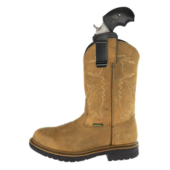 The "Boot 'N Belt" Ambidextrous Concealment Belt Side Holster