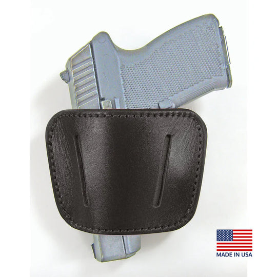Ambidextrous Concealment Belt Slide Holster - with removable clip - fits small to large frame auto handguns